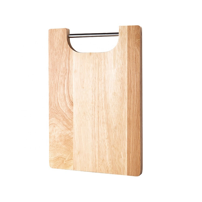 Rubber Wood Chopping Board/Cutting Board with Handle